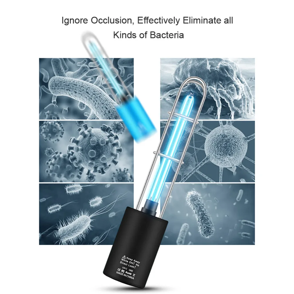 УФ стерилизатор светильник Перезаряжаемые ультрафиолетовый лампы