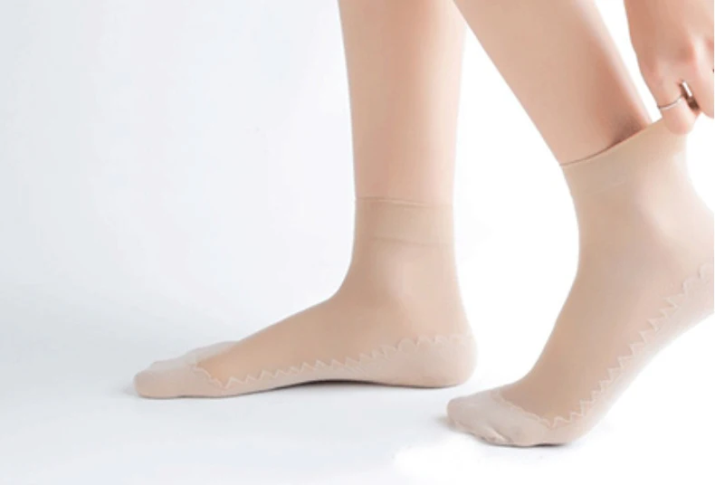 Комфортные ног против усталости женские компрессионные эластичные носки с