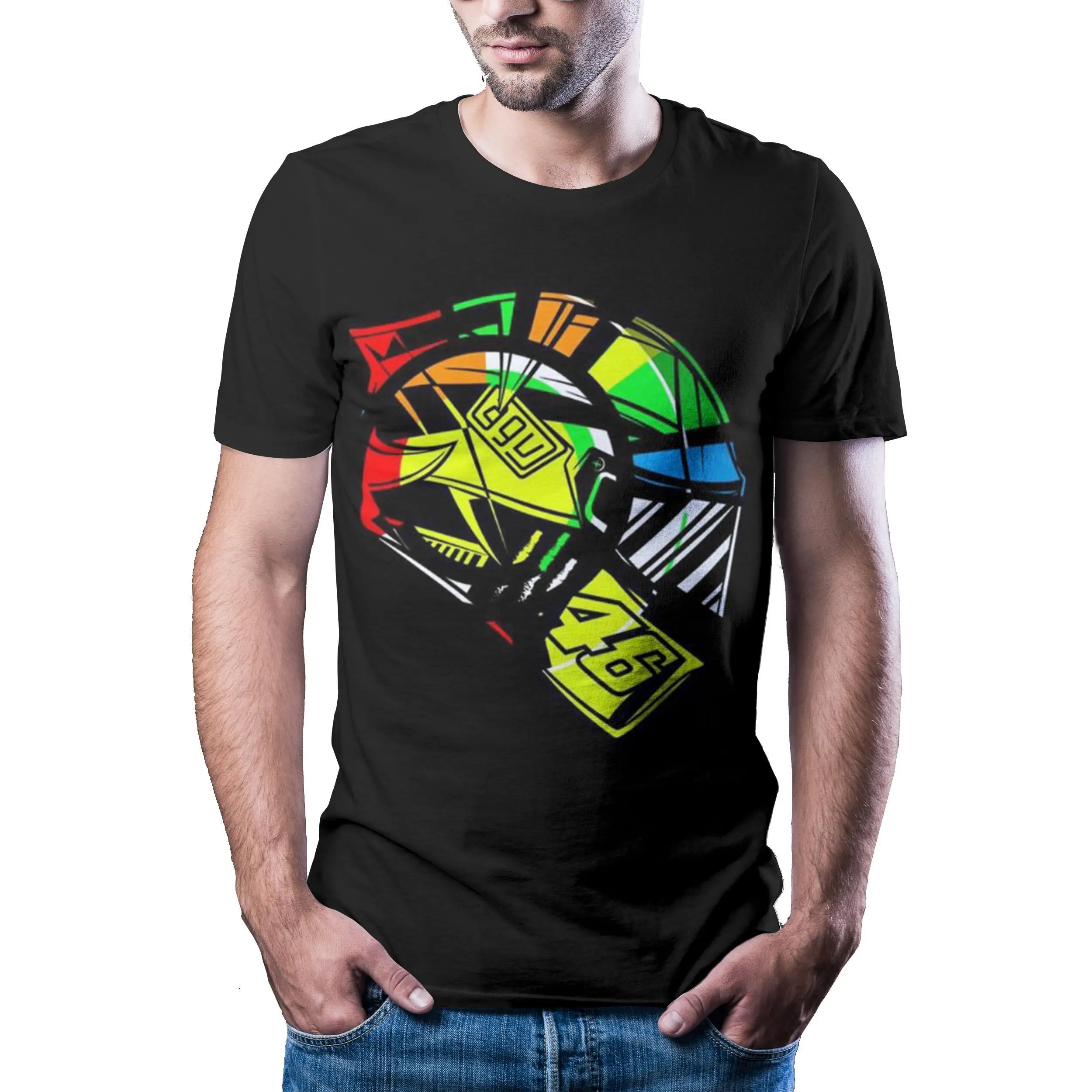 

2020 Summer New 3d Casual T-Shirt Men'S Short Sleeve Shirt Funny T-Shirt Japanese Punk Animation Gothic 3d T-Shirt Men'S Clothin