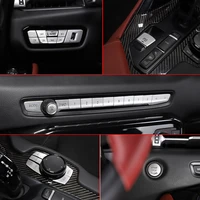 for toyota gr supra a90 2019 22 car digital air conditioning volume button sticker multimedia handbrake sticker car accessories