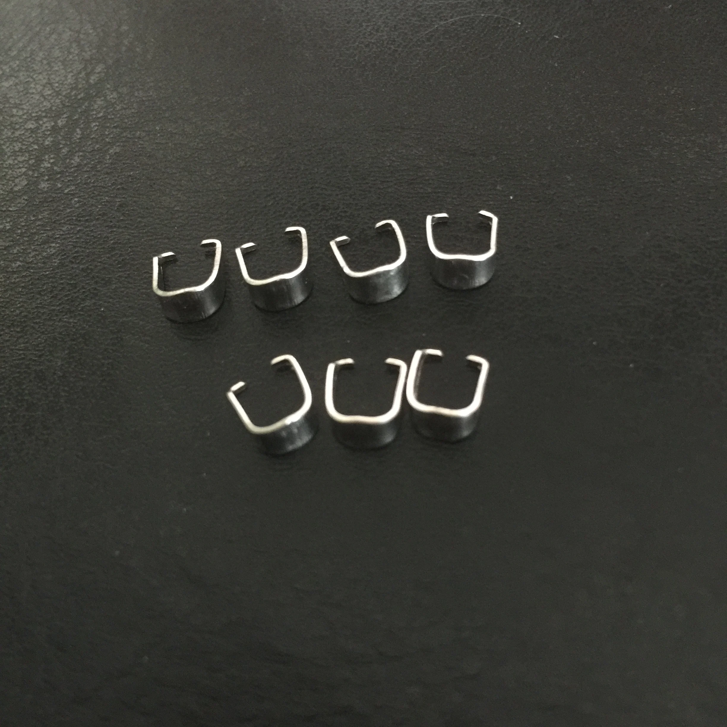 EUEAVAN 100 шт из нержавеющей стали кулон щепки дужки застежки для DIY ювелирных