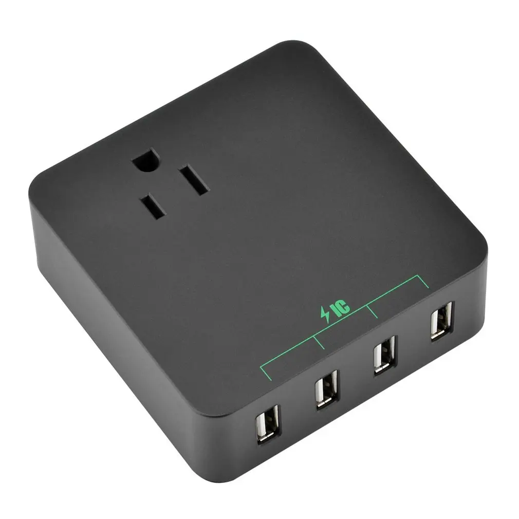 Быстрая зарядка мини портативный 4 usb порта зарядное устройство зарядная станция