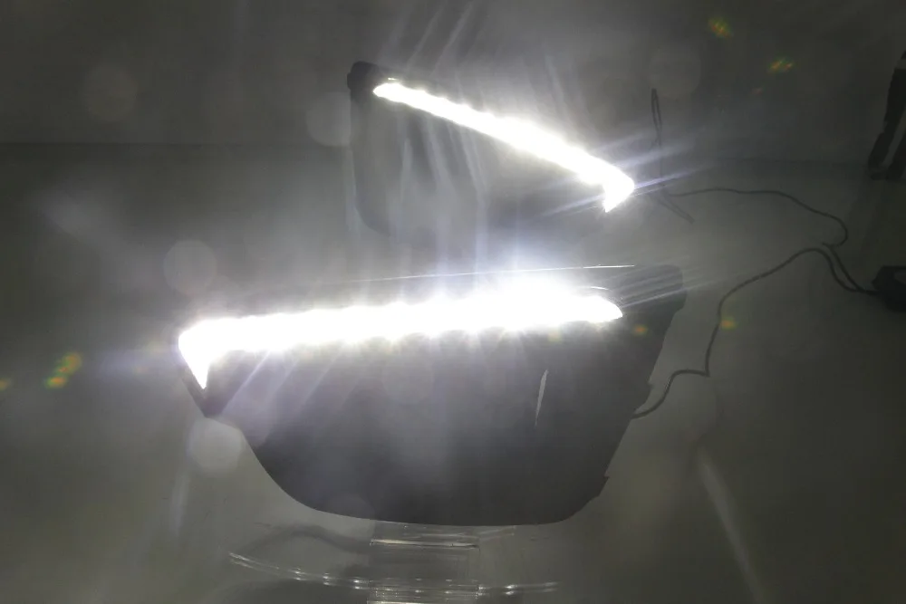 

Eosuns Led Drl Daytime Running Light for Kia Kx Cross with Yellow Turn Signal,dimmer Function and Wireless Control