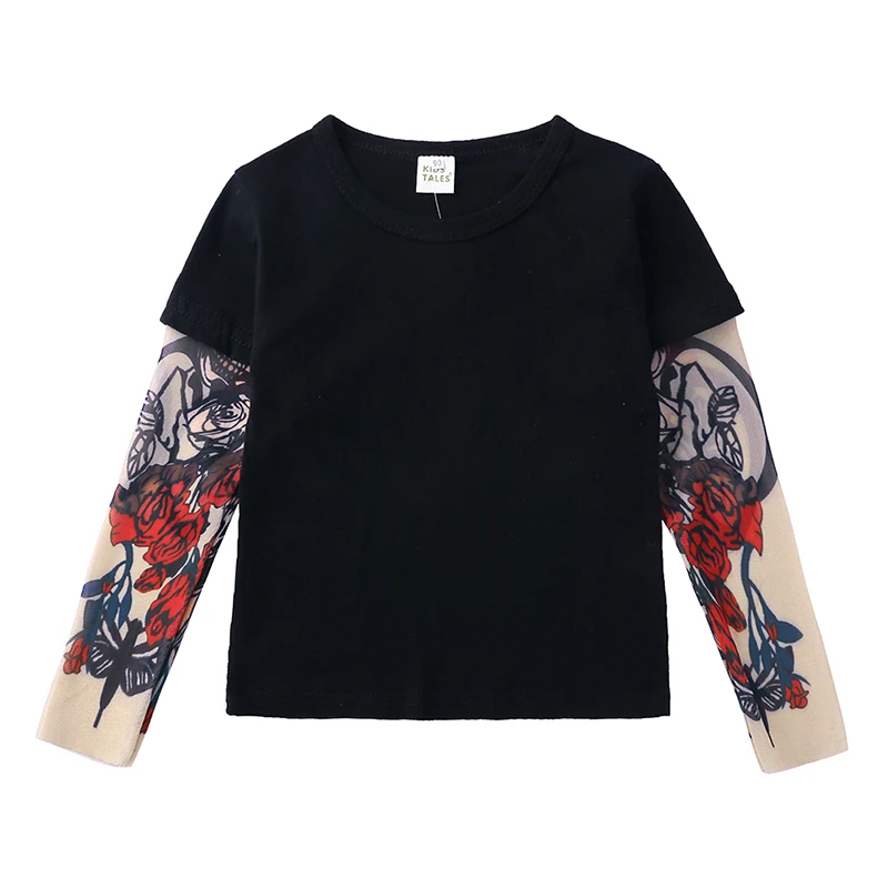 Футболка для маленьких мальчиков одежда футболка с длинными рукавами