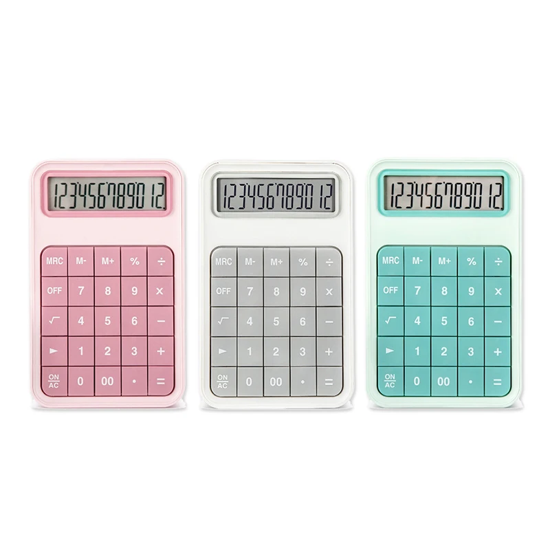 

12 Digit Large Screen Calculator Financial Accounting Clear inventory Office Stationery Handheld Student's Scientific Calculator