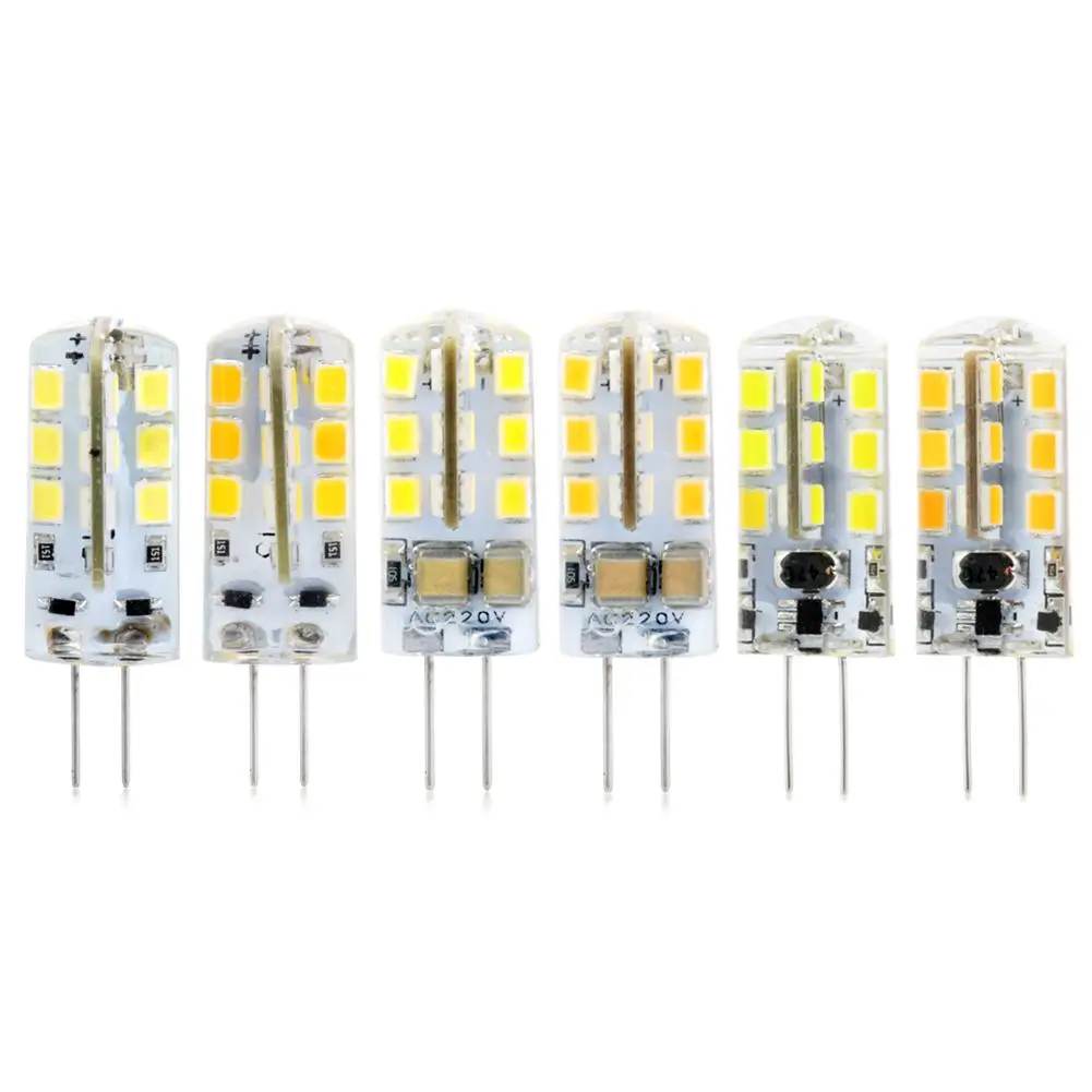 Светодиодная лампа TSLEEN G9 G4 3 Вт 4 5 7 8 9 кукурузная E14 E12 220 В 12 SMD 2835 светодиодная на 360