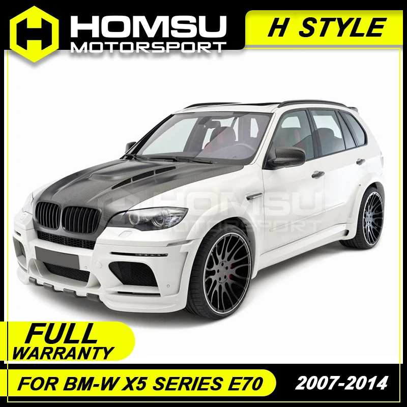 Hm Стиль FRP комплект кузова передний бампер боковые юбки колесо брови выхлопные