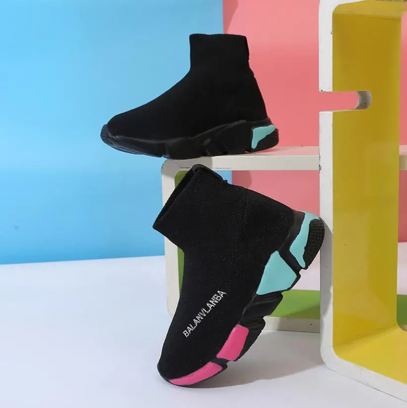 spring new outdoor kids shoes breathable flat boys girls school Non-slip Net cloth casual shoes sneakers 1-15 years old running
