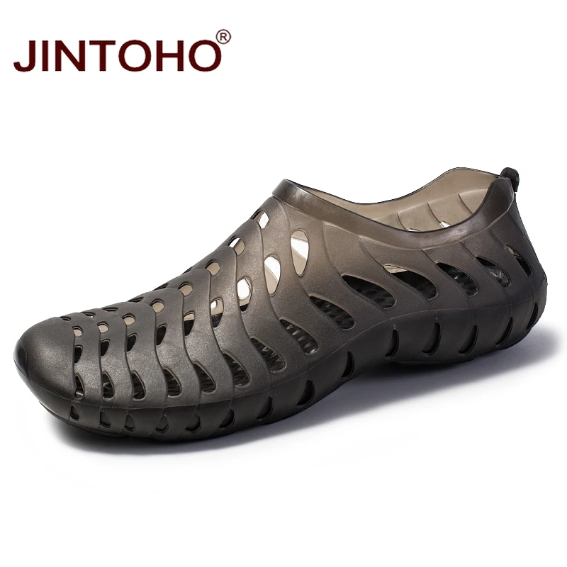 JINTOHO Unisex Summer Sandal Shoes Fashion Men Casual Slip On Loafers Cheap Sandals Male Beach | Обувь