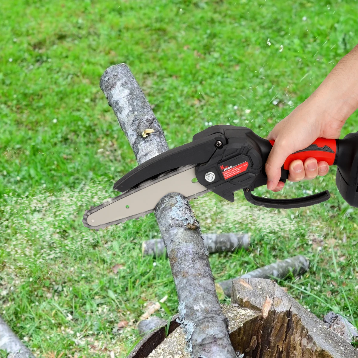 Беспроводная электрическая мини-пила для сада 6 дюймов 1280 Вт | Инструменты