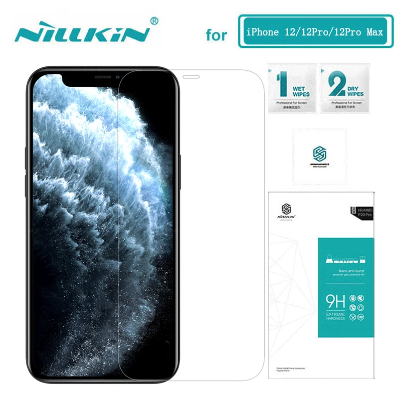 Закаленное стекло Nillkin Amazing H для iPhone 12 Mini / Pro Max|Защитные стёкла и плёнки телефонов|