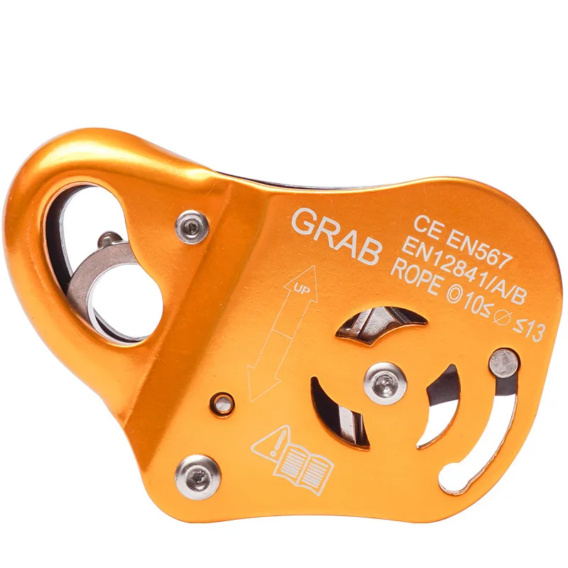 p407 outdoor rock climbing tools protector fall arrester fall prevention safety rope self locking rope grabber ce certification free global shipping