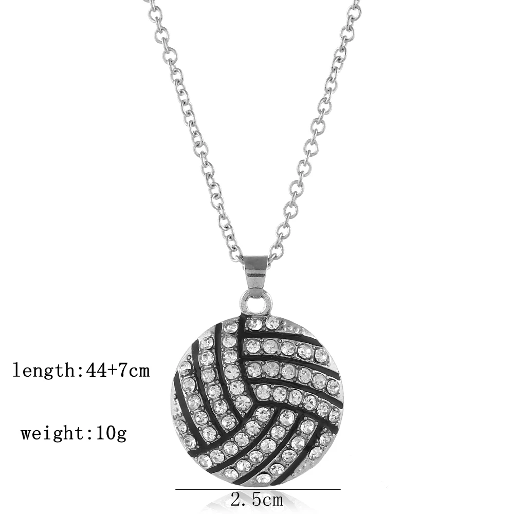 Унисекс Спорт Хип-хоп ожерелье ювелирные изделия 2020 Новая мода Кристалл Стразы