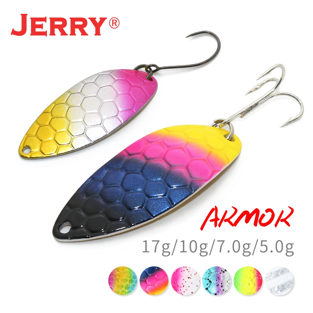 Jerry Armor латунь приманки для рыбалки искусственный металл блесна на щуку воблер