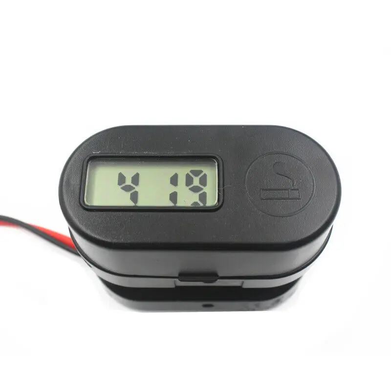 

Black Motorcycle LED Waterproof Handlebar Cigarette Lighter Dual USB Charger Switch Voltmeter