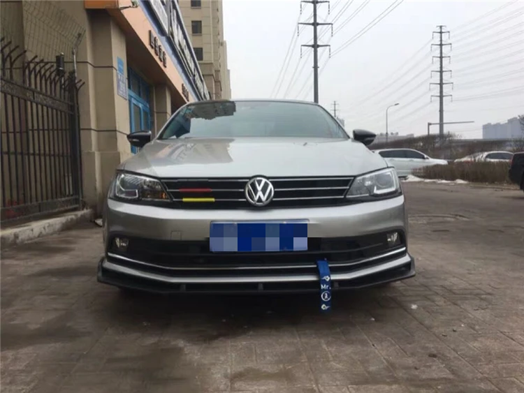 Для VW jetta тела комплект спойлер 2015 2018 для Volkswagen Sagitar ABS задняя губа задний