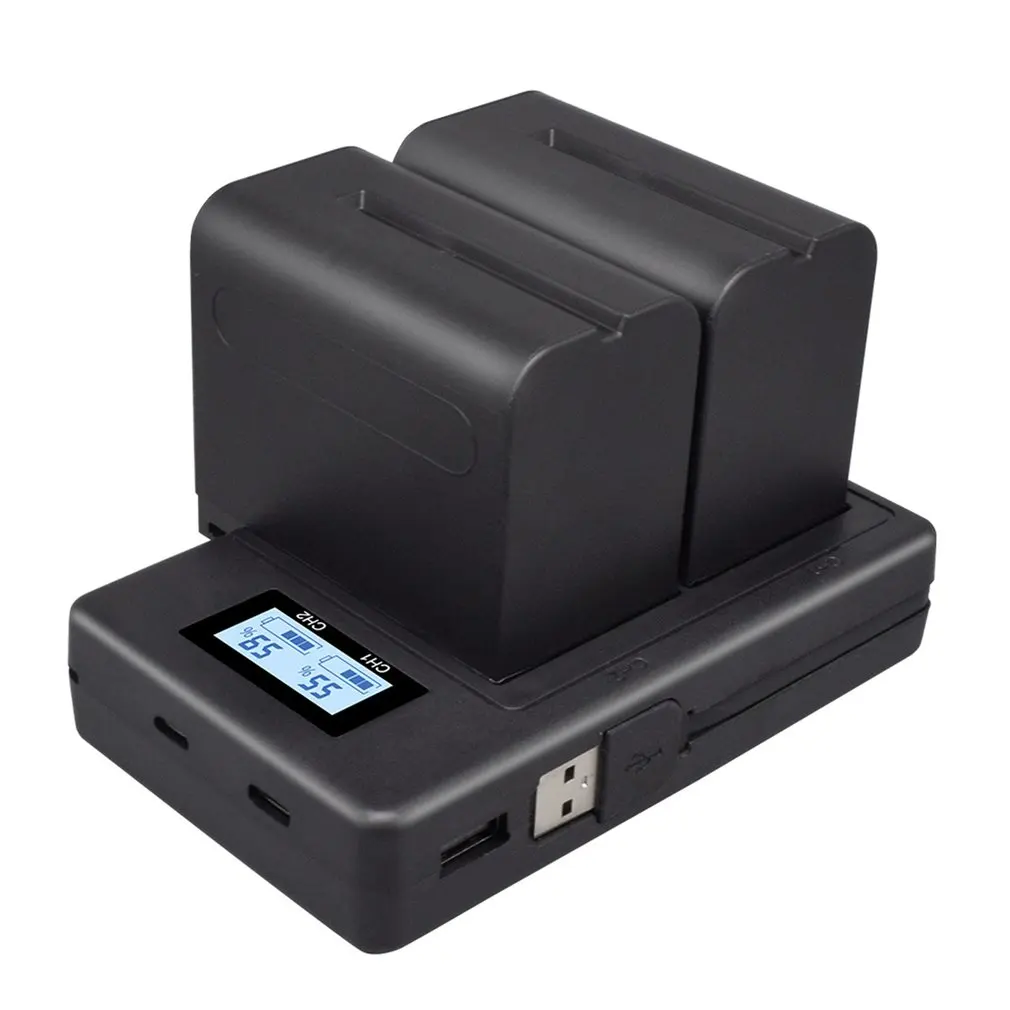 Цифровое зарядное устройство NPF970 F970 NP-F960 970 NP LCD для SONY F930 F950 F770 F570 CCD-RV100 NP-F550 F960 -