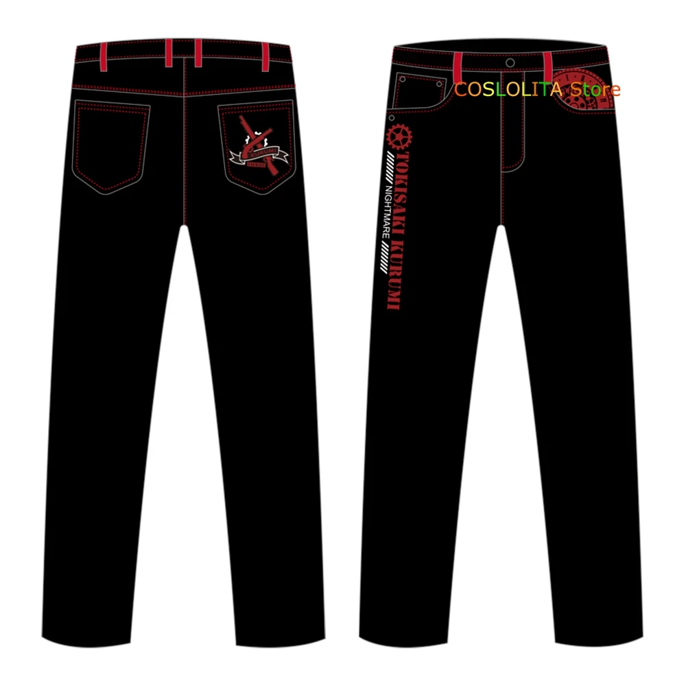 

Anime DATE A LIVE Tokisaki Kurumi Loose Hoodie Sweatshirt Coat Cosplay Men Women Student Spring Autumn Unisex Casual Pants Tops