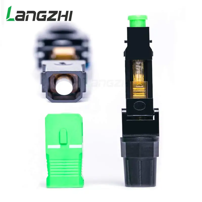 Бесплатная доставка 100 шт./кор. FTTH SC APC одномодового Оптическое волокно apc Быстрый