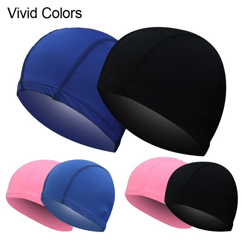 Эластичные уши длинные волосы спортивная шапочка для плавания в бассейне