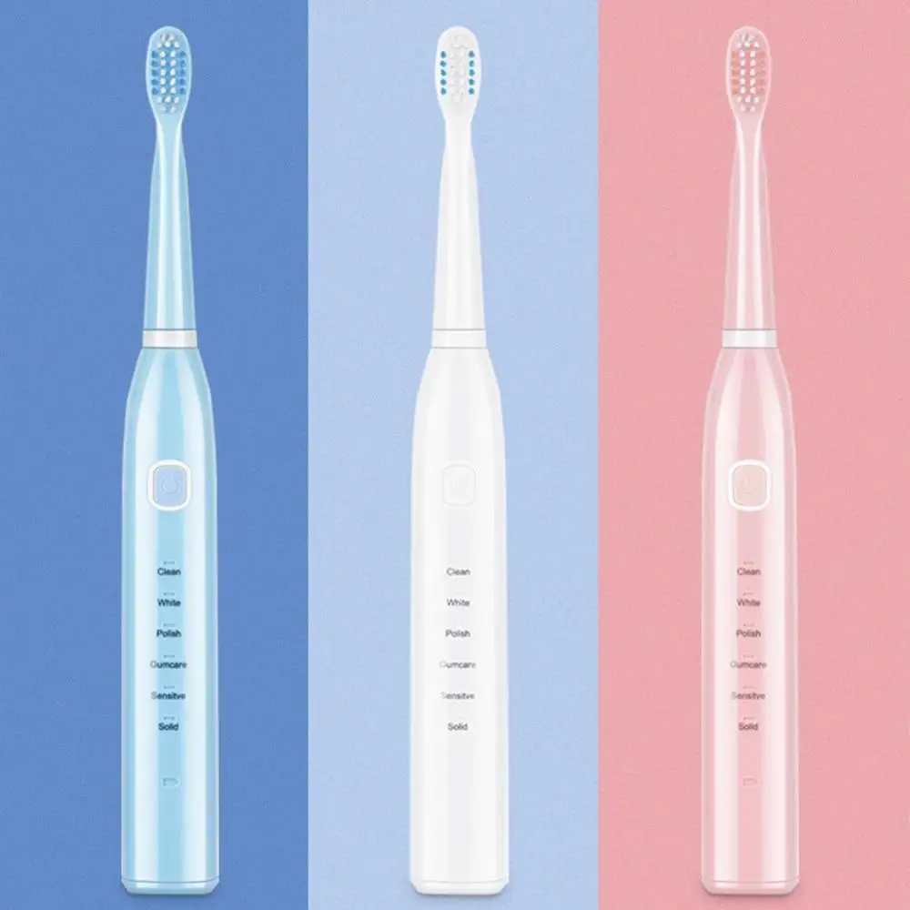 

Electric Toothbrush, 4 Free Replacement Heads Included For Adult USB Couples Ideal Use Children as Fast and Charging Gifts N9Z5