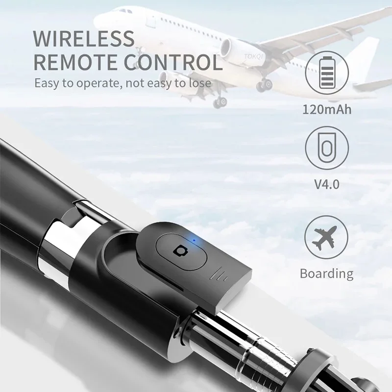 4 в 1 Bluetooth беспроводная селфи палка штатив складные и моноподы универсальные для