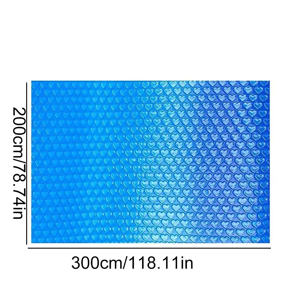 

Solar Tarpaulin Rectangular Swimming Pool Anti-dust Protection Cover Heat Insulation Film For Indoor Outdoor Frame Pool