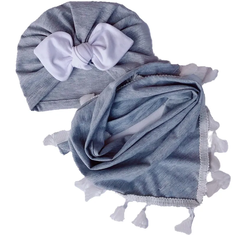 Новинка Сезон осень зима Вязаные крючком Детские шапочки Шапка с треугольным