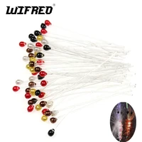 wifreo 60pcs 3mm crab shrimp eyes for fly tying black red color for saltwater pike flies fishing
