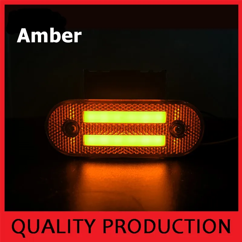 Светодиодный желтый габаритный фсветильник рь для грузовика 10 шт. 24 В |