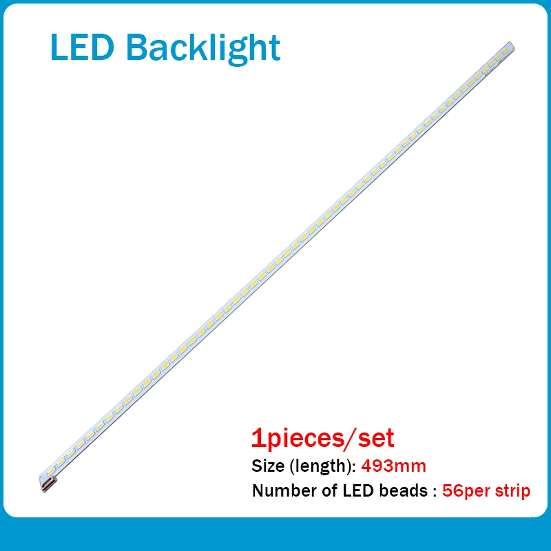 

New 56LED 493mm LED strip for 40PFL5537H LJ64-03514A 40-LEFT LJ64-03501A STS400A75 STS400A64 2012SGS40 7030L 56