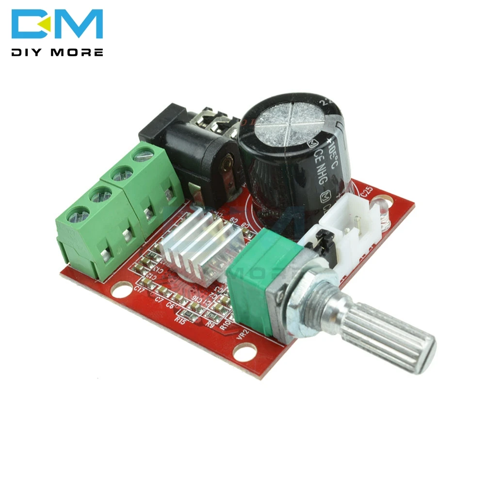 12 В 2X10W Hi Fi PAM8610 аудио стерео усилитель платы модуля двойной D Класс канала 20 мА Гц