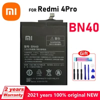 xiaomi original new 4100mah bn40 battery for xiaomi redmi 4 pro prime 3g ram 32g rom mobile phone batteries with free tools