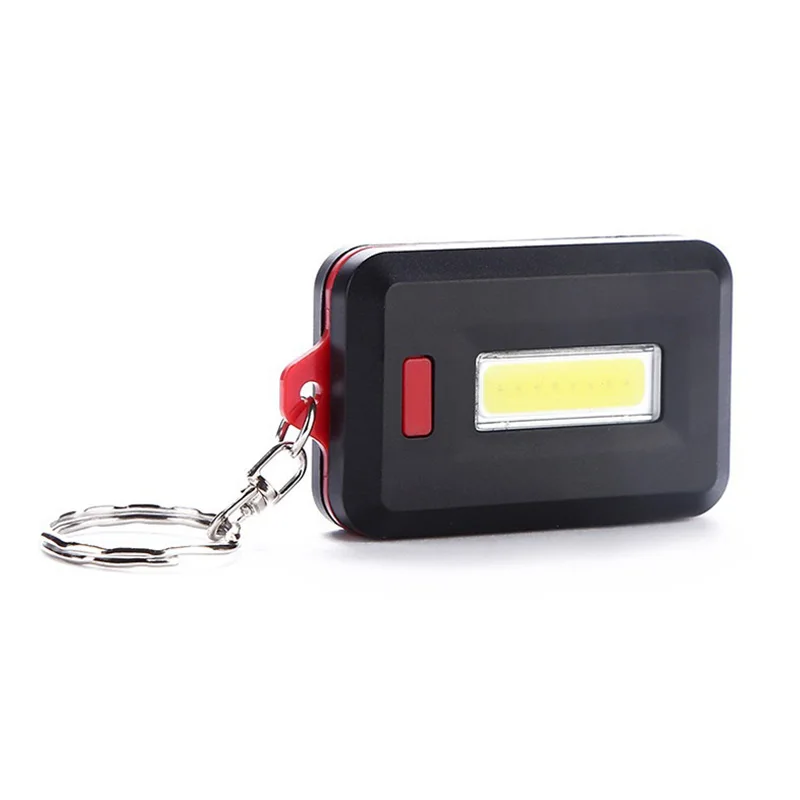 Мини Портативный COB Светодиодная Вспышка светильник брелок аварийного кемпинга