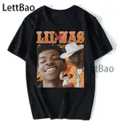 Футболка Lil Nas X Мужская в стиле Харадзюку, забавная Повседневная эстетичная рубашка из 100% хлопка, на лето