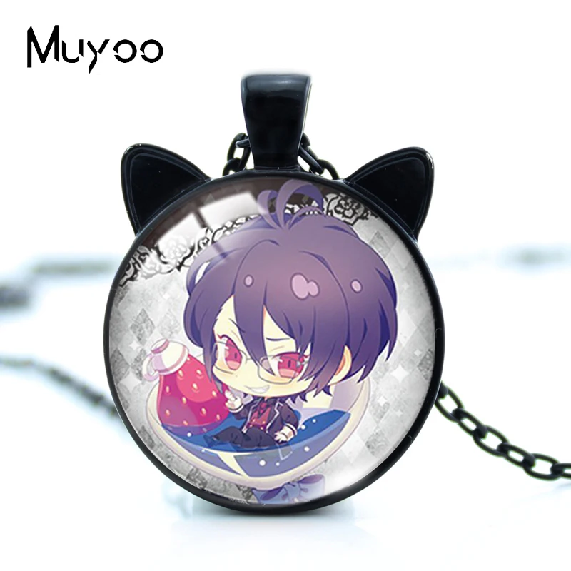 Новинка 2021 ожерелья с подвеской в виде кота для влюбленных из аниме: Kanato Shu Laito Subaru