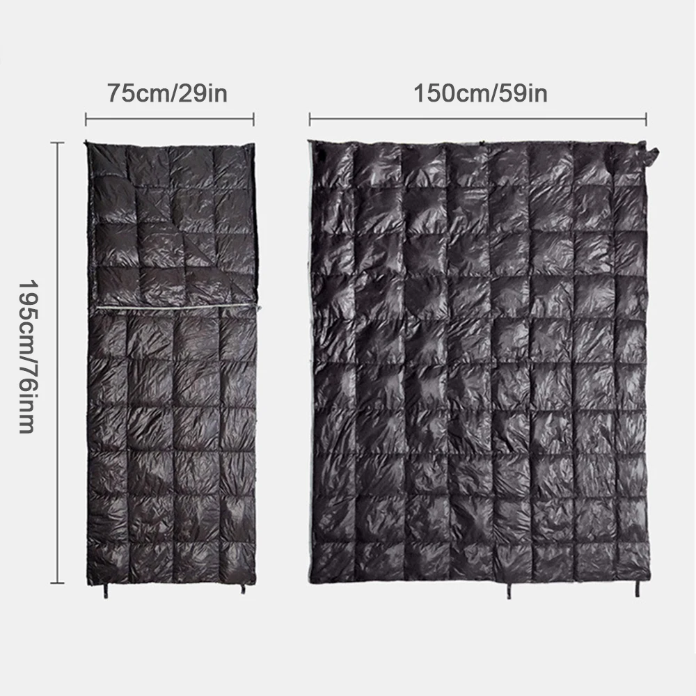 Winter Warm Sleeping Bag Outdoor Water Repellent Down Sack Backpacking Camping Hiking Envelope | Спорт и развлечения