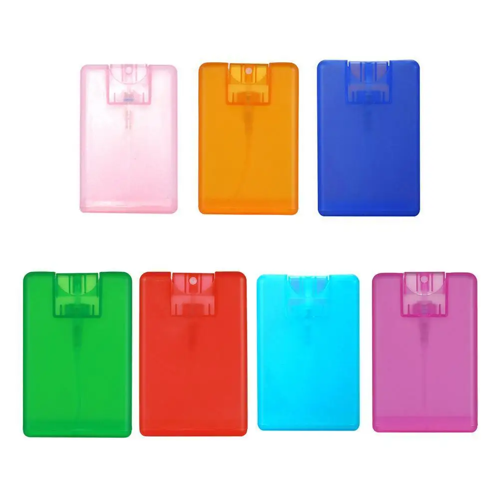 

20ml 8PCS Color Plastic Cassette Portable Perfume Spray Box Cosmetics Moisturizing Bottle Glamour Woman Korean Water X6R1