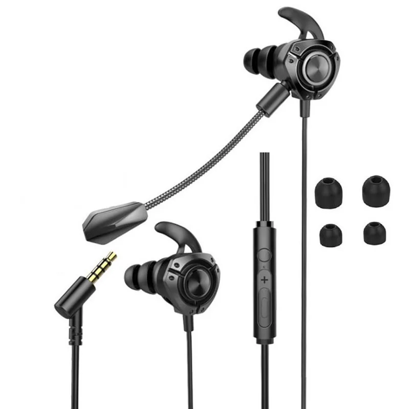 

Gamer Headset Wired Gaming Earphone 3.5mm Earbuds Noise Cancelling Stereo with Detachable Mic for Phone PC PS4 Xbox Squid game
