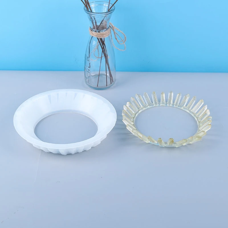 

DIY Crafts Making Tool Crystal Crown Tiara Epoxy Resin Mold Decorations Casting Silicone Mould