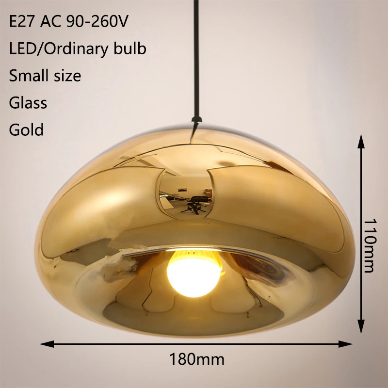Современный стеклянный подвесной светильник в стиле арт деко новинка