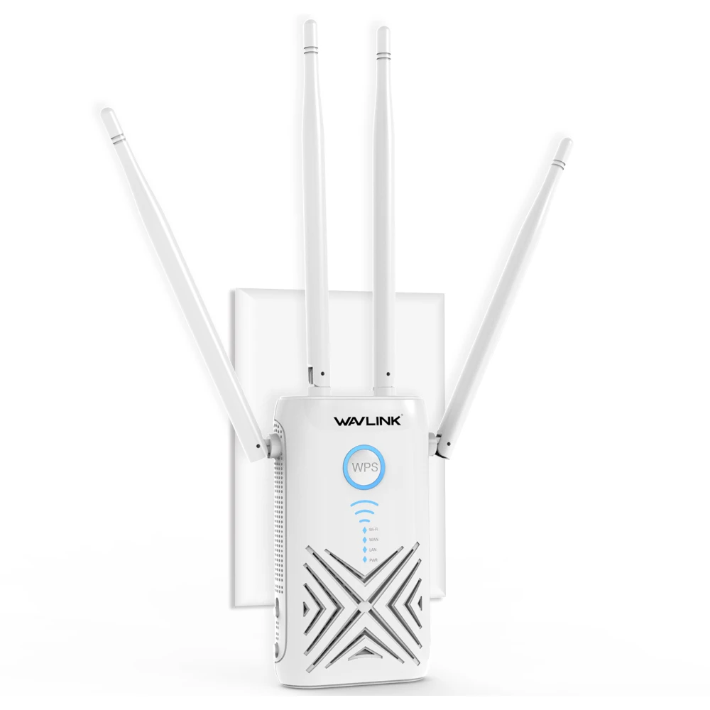 Wavlink 1200 Мбит/с wifi ретранслятор расширитель/усилитель/маршрутизатор/точка доступа гигабитный Беспроводной двухдиапазонный 2,4G/5G Внешние 5dBi антенны