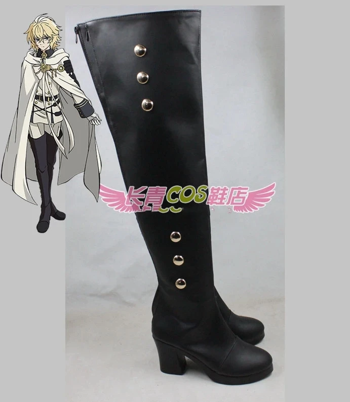 Изготовление под заказ любой размер Seraph Of The End Owari no обувь персонажа Микаэла хякуя