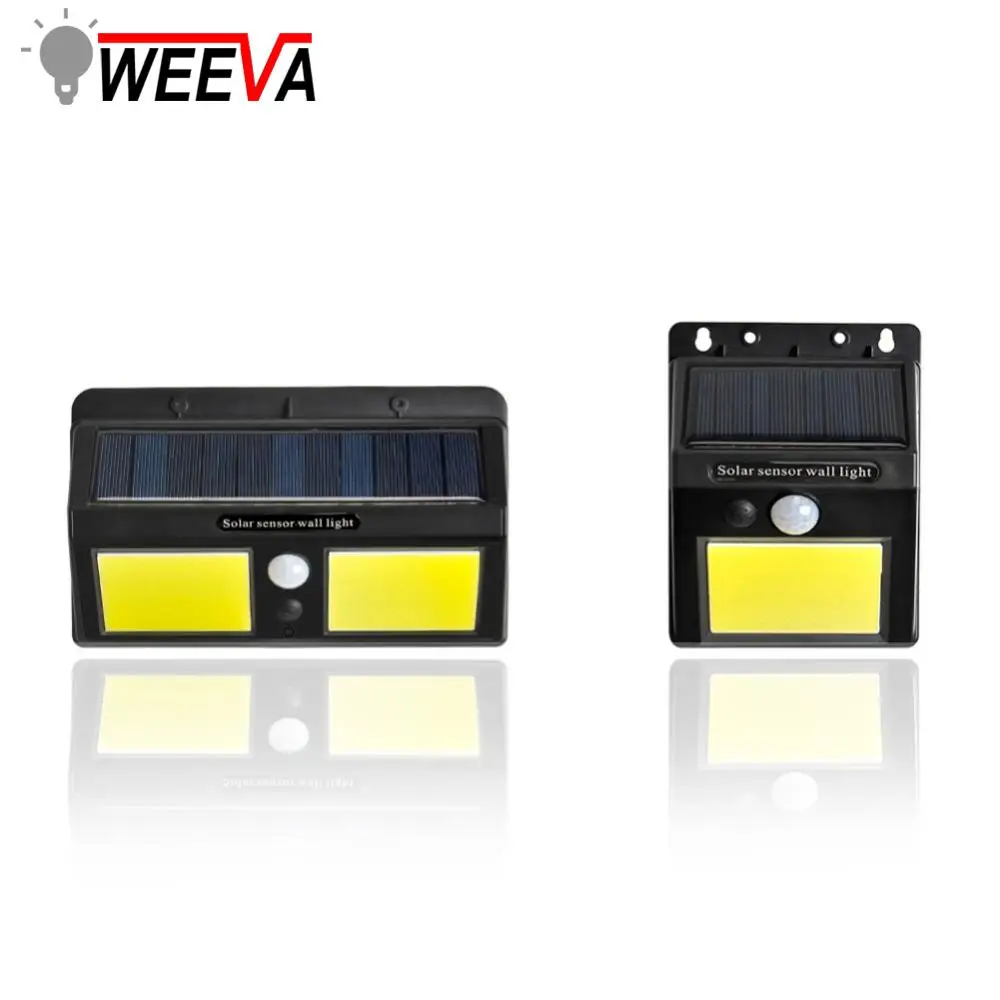 WEEVA PIR датчик движения Солнечный настенный светильник Открытый охранный