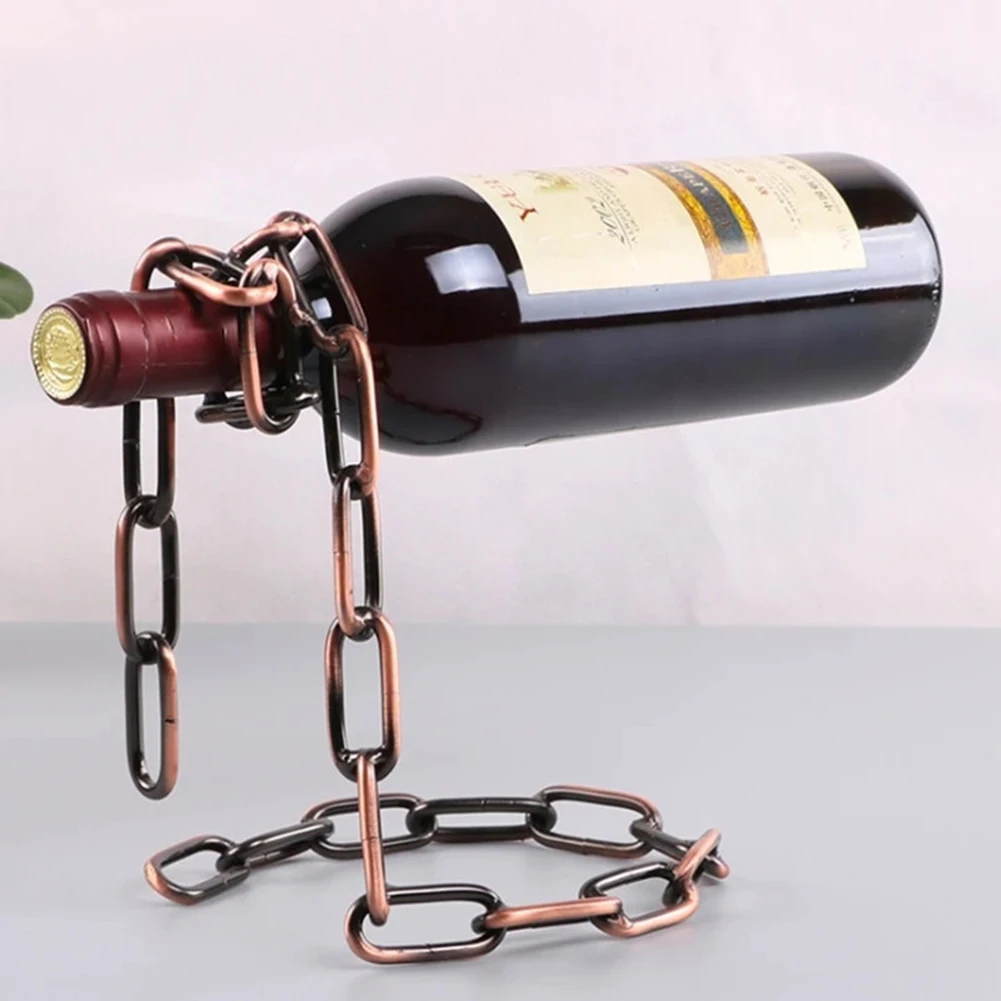 

Волшебная висячая цепочка, витрина для вина в стиле ретро, европейская стеклянная стойка, декор в европейском ретро-стиле, портативная кова...