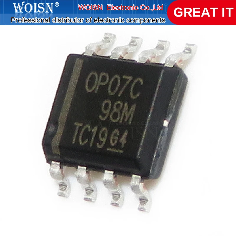 5 шт./лот OP07CDR OP07C OP07 лапками углублением SOP-8 новый оригинальный в наличии |