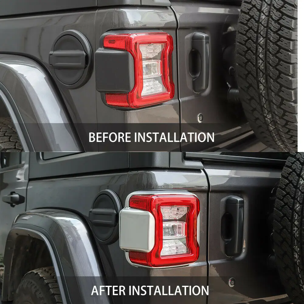 6X Серебряный задний фонарь задняя панель рамка отделочная полоса подходит для 2018