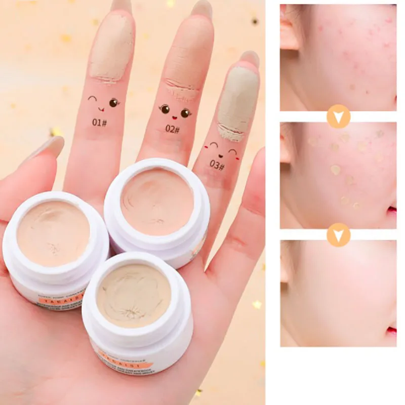 

Concealer Cream Dark Circles Crema Blanqueadora Cara De La FundaciÃ³n Flawless Waterproof Primer Counturing Maquillaje Consealer