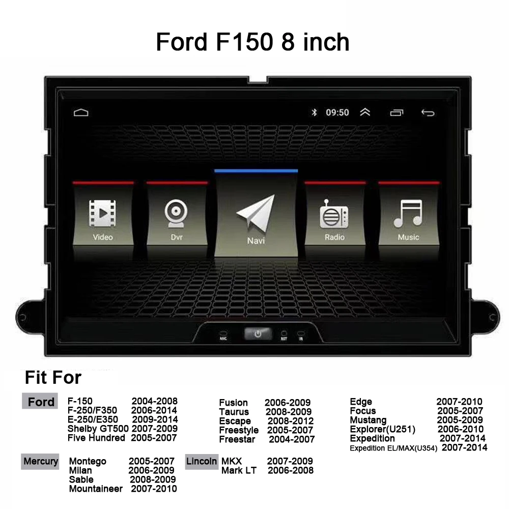 Автомагнитола 2 DIN + 32 ГБ Android 9 0 для iFord F150 F250 F350 500 | Автомобили и мотоциклы
