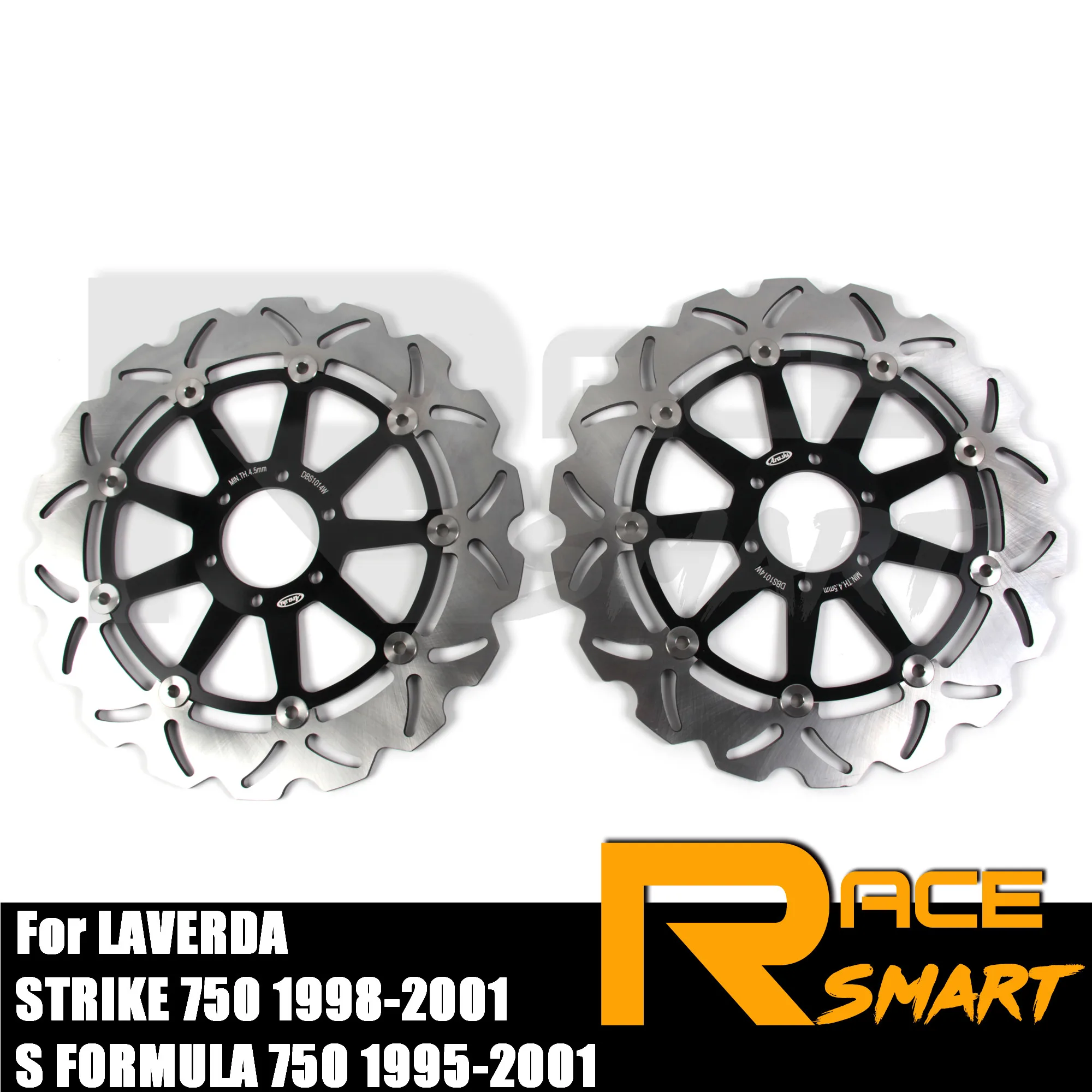 Мотоцикл 1 Пара CNC передние тормозные диски для LAVERDA S FORMULA 750 1998-2001 Rotors FORMULA750 1998 1999